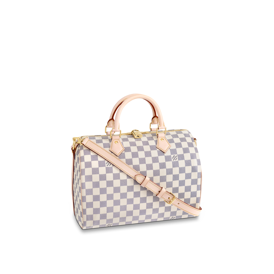 Louis Vuitton SPEEDY BANDOULIERE 30 Damier Azur Handbag N41373